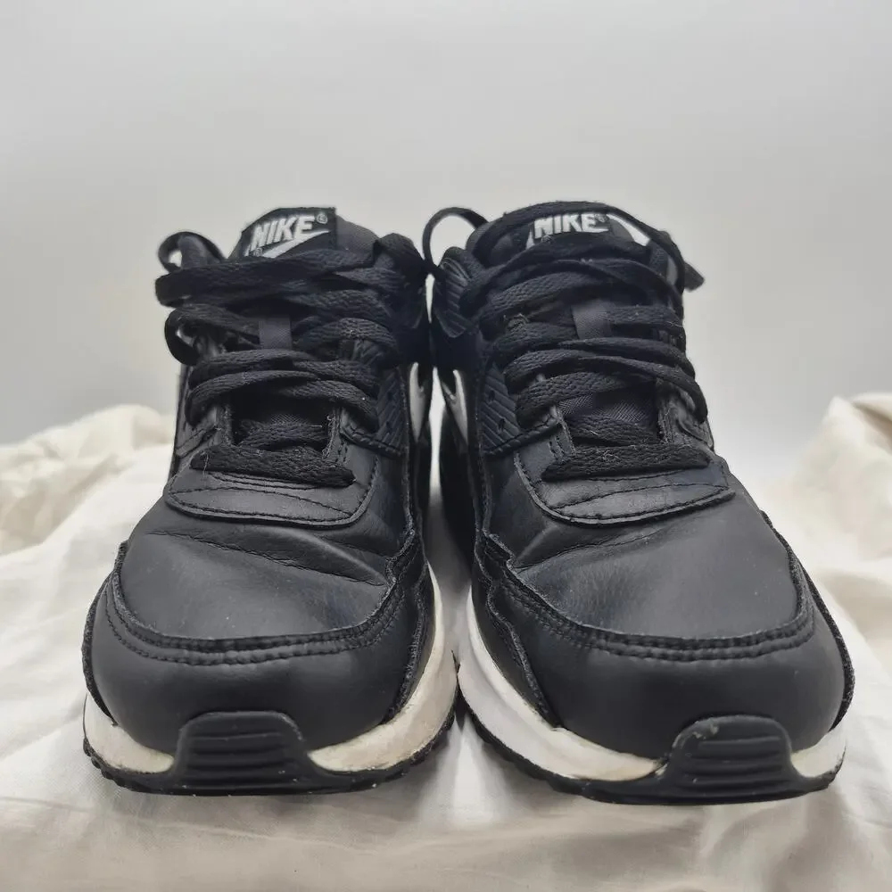 Nike Air Max 90 sneakers black and white Kids size 6Y